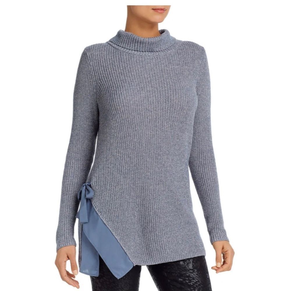 Nic + Zoe cowl Side tie, sweater tunic (S)